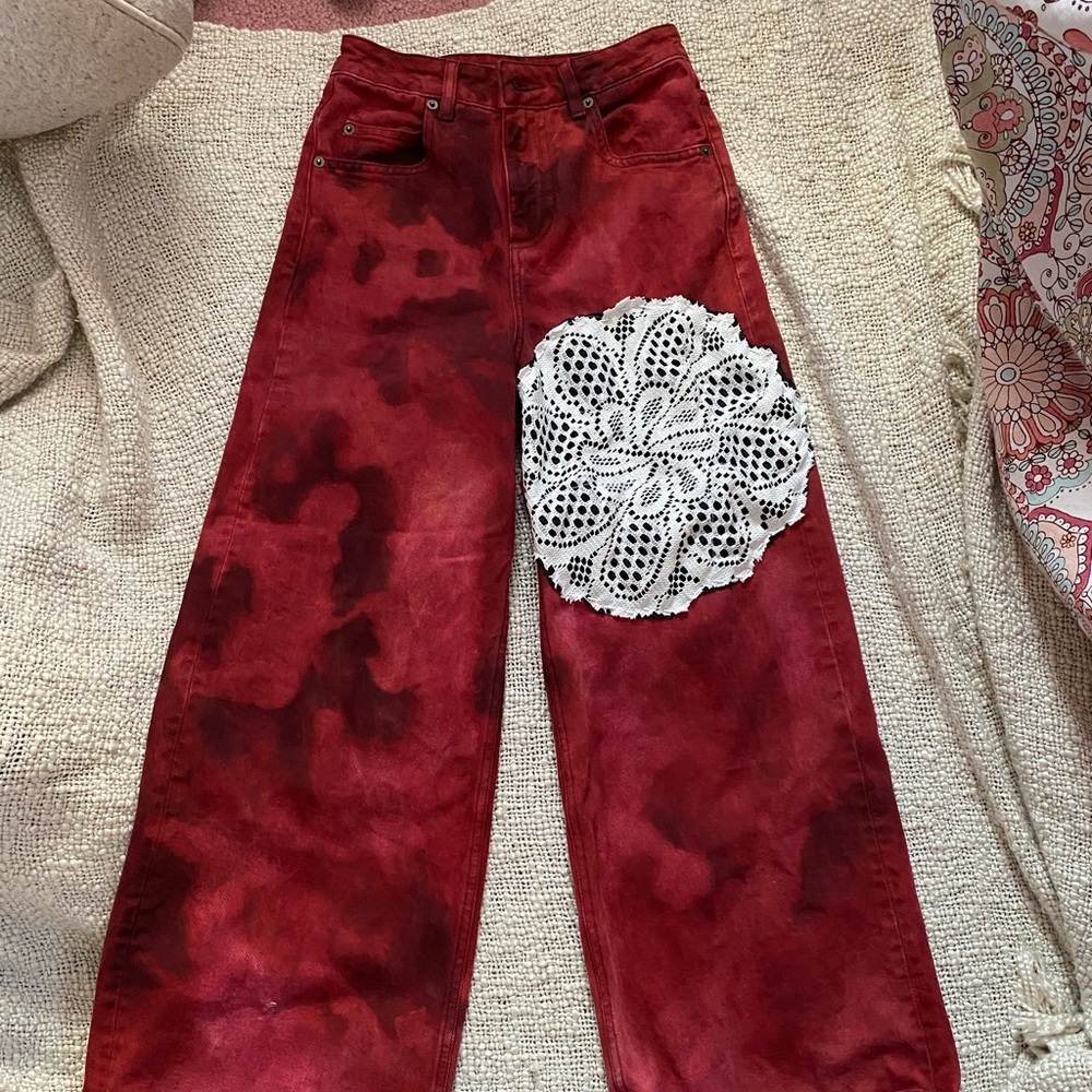 ASOS | tie dye mom jeans